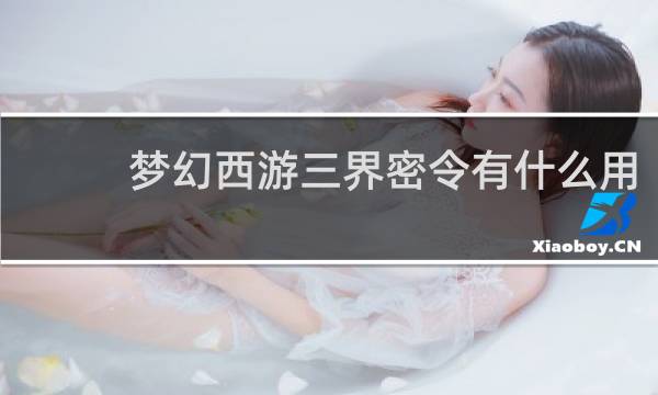 梦幻西游三界密令有什么用