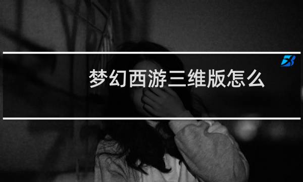 梦幻西游三维版怎么