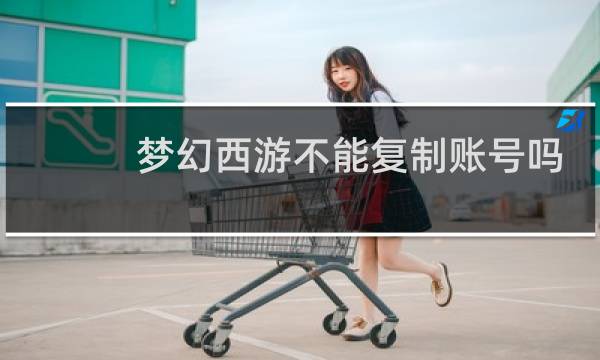 梦幻西游不能复制账号吗
