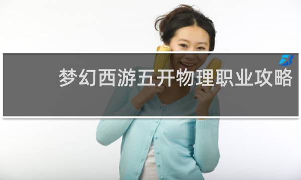 梦幻西游五开物理职业攻略