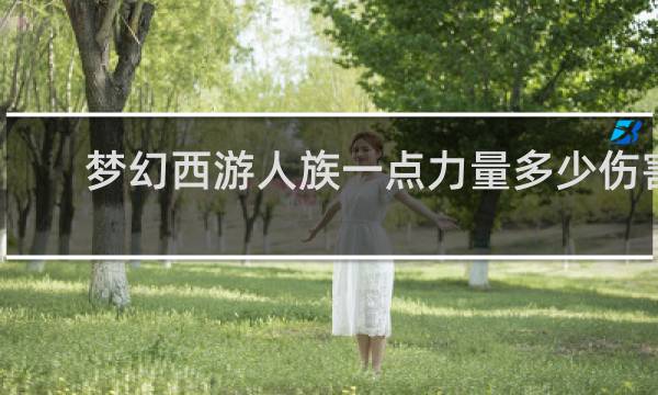 梦幻西游人族一点力量多少伤害