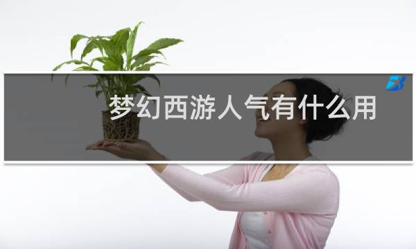 梦幻西游人气有什么用