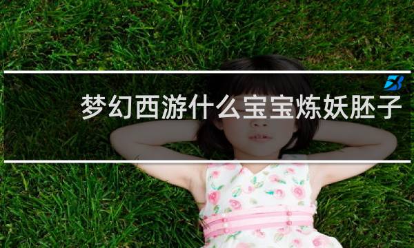 梦幻西游什么宝宝炼妖胚子