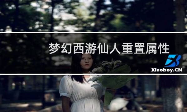 梦幻西游仙人重置属性