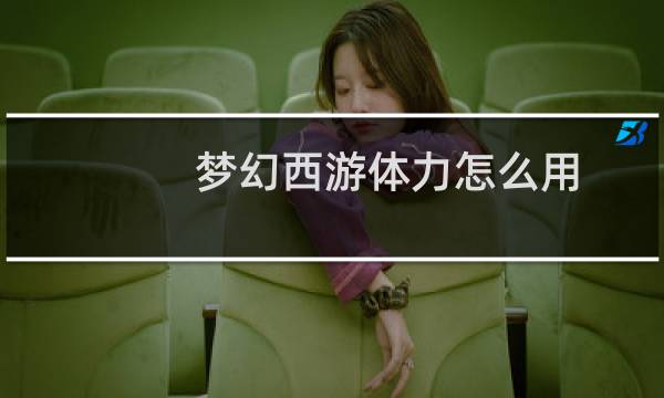 梦幻西游体力怎么用