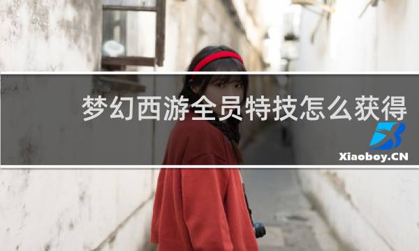 梦幻西游全员特技怎么获得