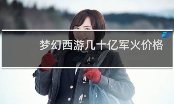 梦幻西游几十亿军火价格