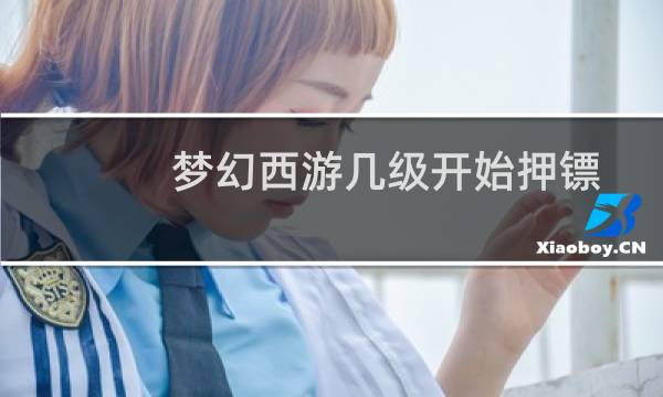 梦幻西游几级开始押镖