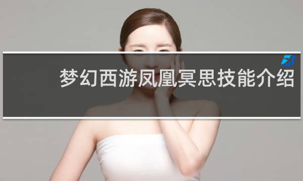 梦幻西游凤凰冥思技能介绍