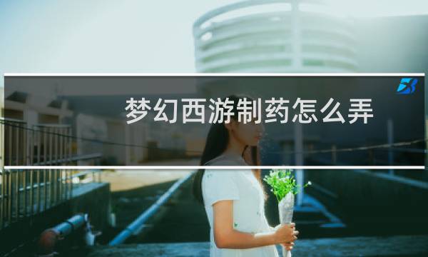梦幻西游制药怎么弄