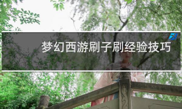 梦幻西游刷子刷经验技巧