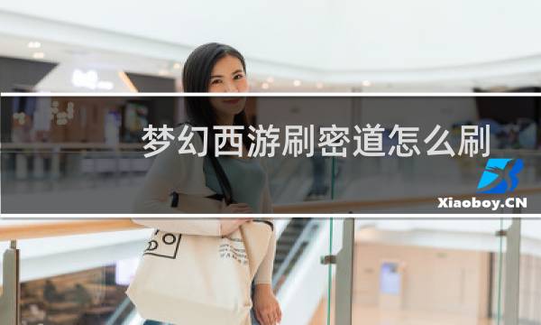 梦幻西游刷密道怎么刷