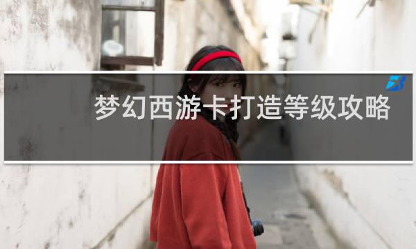 梦幻西游卡打造等级攻略