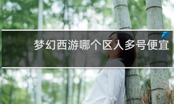 梦幻西游哪个区人多号便宜