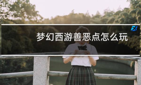 梦幻西游善恶点怎么玩