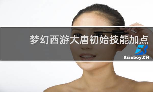 梦幻西游大唐初始技能加点