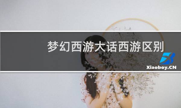 梦幻西游大话西游区别
