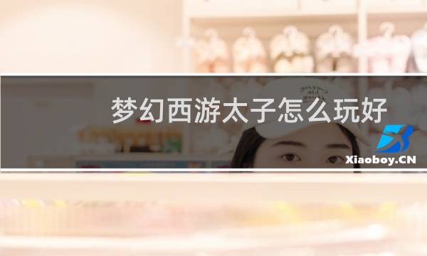 梦幻西游太子怎么玩好