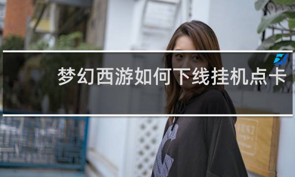 梦幻西游如何下线挂机点卡