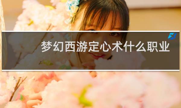 梦幻西游定心术什么职业