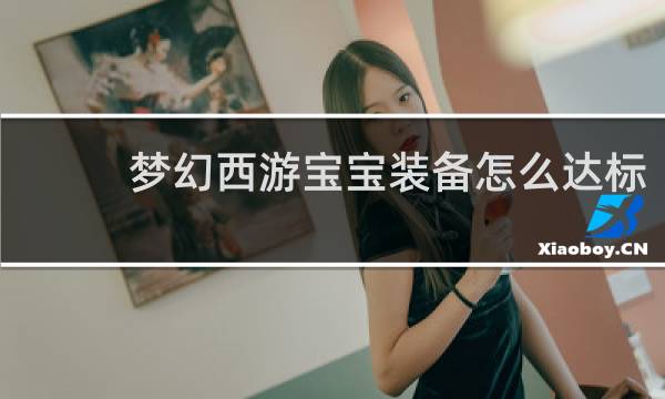 梦幻西游宝宝装备怎么达标