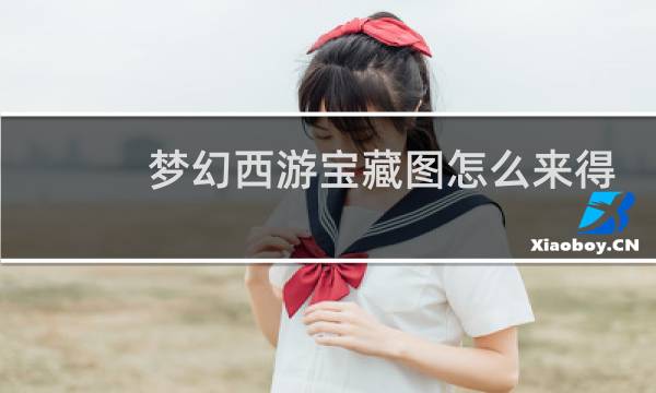 梦幻西游宝藏图怎么来得