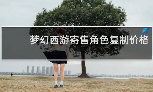 梦幻西游寄售角色复制价格