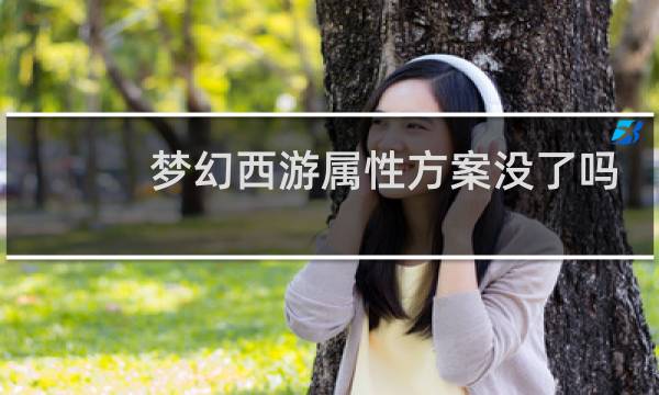梦幻西游属性方案没了吗