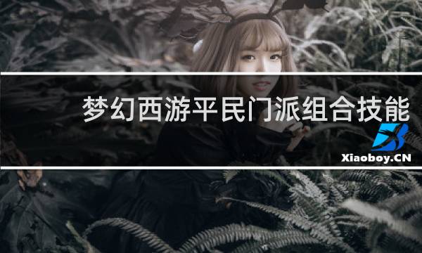 梦幻西游平民门派组合技能