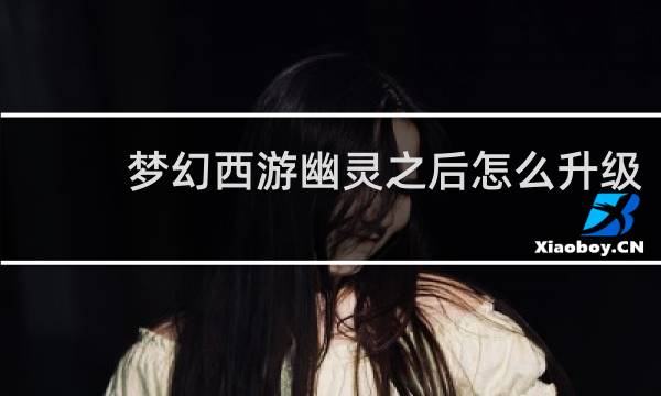 梦幻西游幽灵之后怎么升级