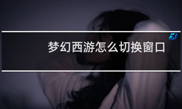 梦幻西游怎么切换窗口