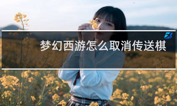 梦幻西游怎么取消传送棋