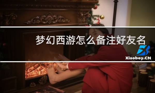 梦幻西游怎么备注好友名
