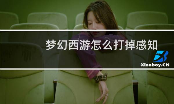 梦幻西游怎么打掉感知