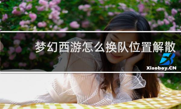 梦幻西游怎么换队位置解散