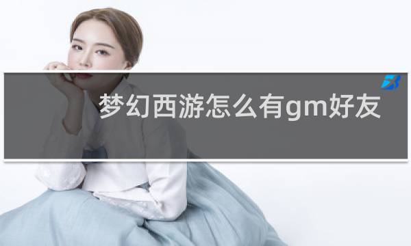 梦幻西游怎么有gm好友