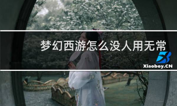 梦幻西游怎么没人用无常