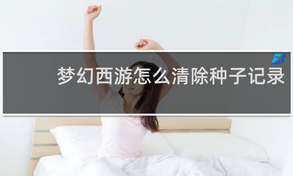 梦幻西游怎么清除种子记录