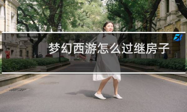 梦幻西游怎么过继房子