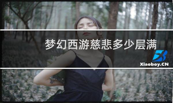 梦幻西游慈悲多少层满