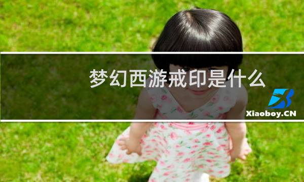 梦幻西游戒印是什么