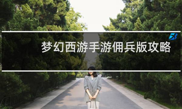 梦幻西游手游佣兵版攻略
