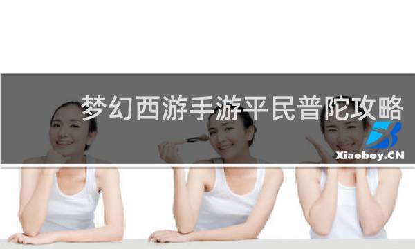 梦幻西游手游平民普陀攻略
