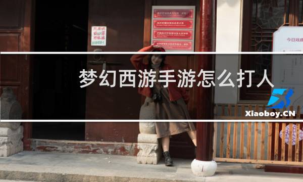 梦幻西游手游怎么打人