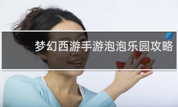 梦幻西游手游泡泡乐园攻略