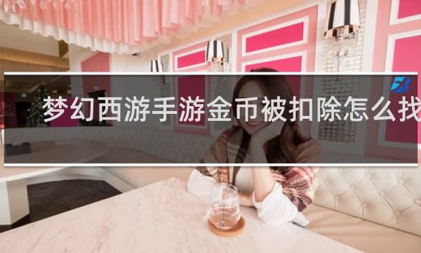 梦幻西游手游金币被扣除怎么找回