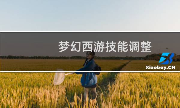 梦幻西游技能调整