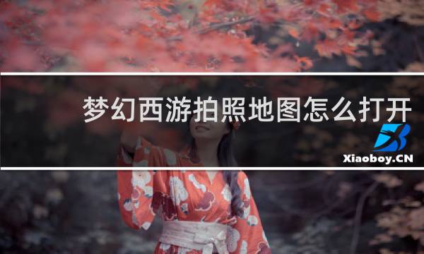 梦幻西游拍照地图怎么打开