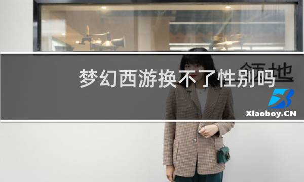 梦幻西游换不了性别吗