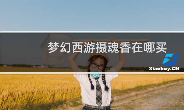 梦幻西游摄魂香在哪买